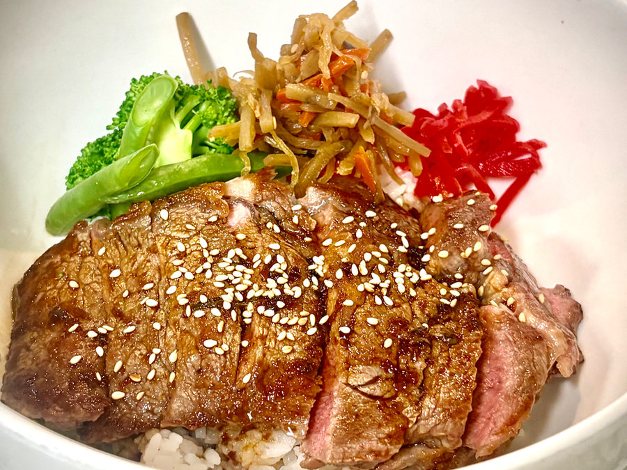 Beef Steak Donburi Combo, SOY Asian Fusion Restaurant, Kelowna
